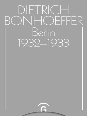 cover image of Berlin 1931-1932